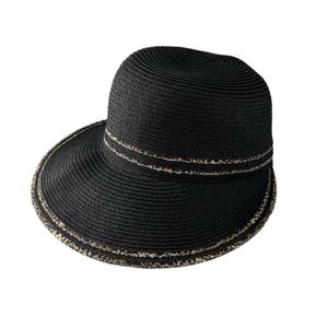 August Hat Company Black Leopard Trim Framer Hat Cap Casual Classic